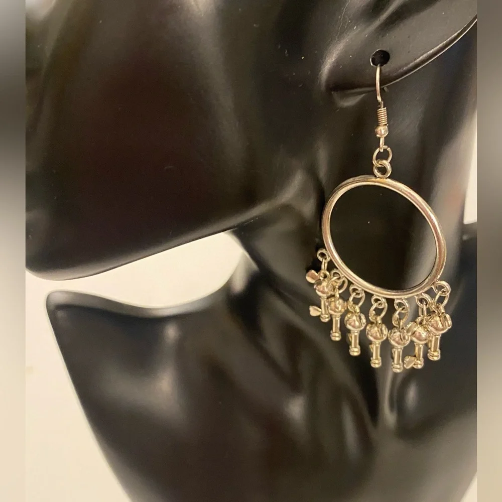 Dangling Earrings & Bracelet (set) - Picture 2 of 2